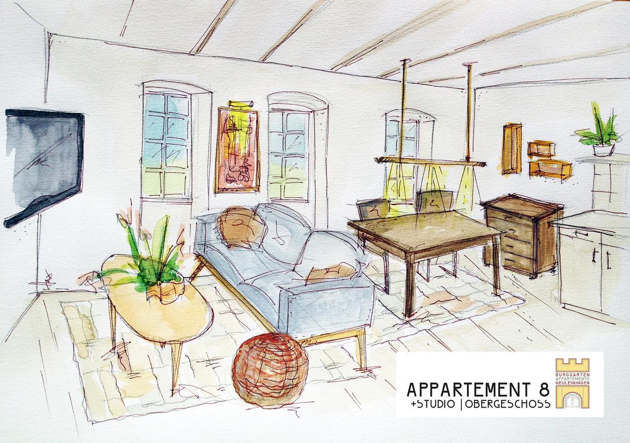 Burggarten Appartements 뉴라이닝언 외부 사진