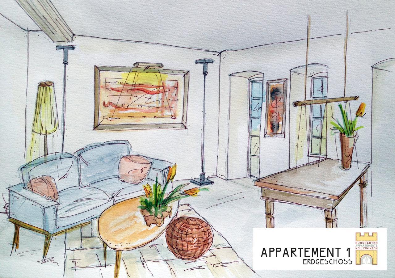 Burggarten Appartements 뉴라이닝언 외부 사진